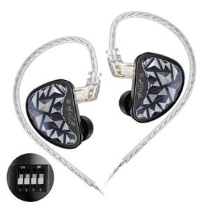 lot 6275 image: KZ AS24 Pro 24BA in-Ear Monitor Headphone, 3.5 mm Jack IEM with Tuning