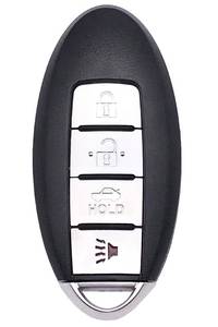 lot 6294 image: Horande 4 Buttons Replacement Key Fob Cover fit for Nissan Altima Maxima Murano Infiniti EX35 FX35 FX37 FX50 G25 G35 G37 Q40 Q60 QX70 370Z Keyless Entry Key Fob Case Shell