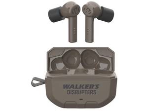 lot 6356 image: Walkers Disrupter Bluetooth Earbuds - Hunting Range Shooting Active Lifestyle Ear Protection Hearing Enhancement Noise-Cancelling Rechargeable Wireless Electronic Earbuds - FDE