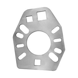 lot 6376 image: Stainless Steel Pinion Yoke Wrench Tool, Super Strong Puller with Extra 12 Hole for Most Sockets, Loosening Pinion Flange and Nuts, Fits Various Styles of YokesShaftsFlanges