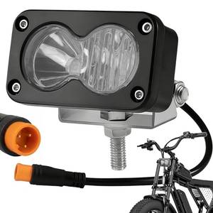 lot 12010 image: DonDofla LED Headlight for Ebike, Baja Style Light 6500K 20W Waterproof Compatible with Ridstar Q20 RadRunner RadMini RadRover RadExpand, 3Pin 12V-60V for Ebike Light (White)