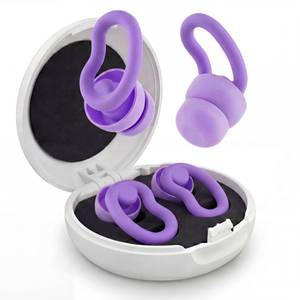 lot 12027 image: Ear Plugs for Sleeping, 2 Pairs Reusable Ear Plugs for Side Sleepers, 6 Sizes Silicone Ear Tips (Single & Dual Layer) 30dB Noise Reduction for Snoring, Travel & Focus