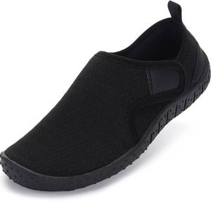 lot 12420 image: WHITIN Kids Water Shoes for BoysGirls Aqua Socks Quick Dry Barefoot Size 5 Big Kid Beach Minimalist Pool Swim Sand River Walking Boating Surf Play Comfy Sneakers Black 36