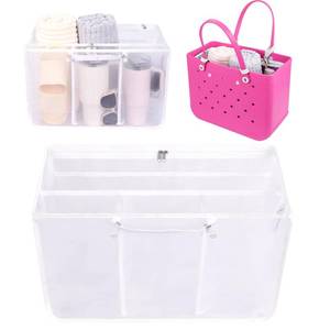 lot 12427 image: OUTXE Beach Bag Organizer Compatible with X Large Bogg Bag Accessories Inserts, Lightweight Mesh Insert Divider Pouch for Original XL Bogg Bags, Beach Tote Bags Insert for Organizing