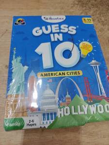 lot 14412 image: Skillmatics Guess In 10 American Cities Board Game 2-6 Players Ages 8-99