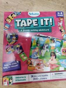lot 14414 image: Tape It Up Puzzle Solving Decorating 16 Piece Puzzle with Tape Dispensers