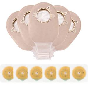 lot 19938 image: Carbou 21 PCS Ostomy Supplies Colostomy Bags Two Piece Ostomy Bag with Closure 12, Drainable Pouches for Ileostomy Stoma Care,15mm-57mm Cut-to-Fit(15pcs Bags6pcs Barrier)