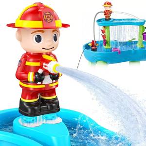 lot 19955 image: Water Table Pump Outdoor Toys Firefighter Water Table Pump Strong Continuous Flow Optimized 12V Safe Plug-in DC 15W Long Cord No Drilling Summer Play Water Toys Accessories for Toddlers 1-3 Kids 4-8