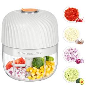 lot 20054 image: Electric Garlic Chopper 250ML, Mini USB Rechargeable Veggie Chopper, Cordless Garlic Mincer Onion Chopper Food Chopper for Ginger Chili Meat Sauce, Wireless Food Processor, White