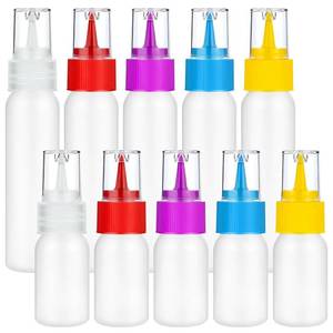 lot 20080 image: Lukdin 10 Pcs Squeeze Bottles �� 30ml & 60ml Plastic Icing Bottles for Cake, Cookie, Pastry, Frosting, Food Coloring, DIY, and Ice Cream Decoration