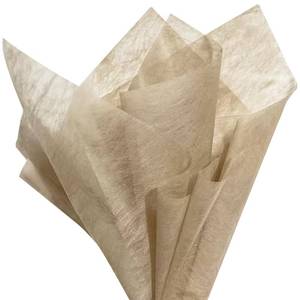 lot 20101 image: LLBWKC 38 Sheets Flower Wrapping Papers, Korean Cotton Wrapping Flower Paper, Non-Woven Floral Wrapping Paper, Waterproof Flower Bouquet Wrapping Papers for Florist Supplies, Gift Packaging 11.8x11.8 in (Khaki)