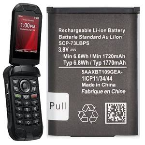 lot 20181 image: SCP-73LBPS Battery (2025 New Upgraded) Replacement for Kyocera DuraXV Extreme E4810 Verizon Flip Phone SCP73LBPS Battery (Phone not included)