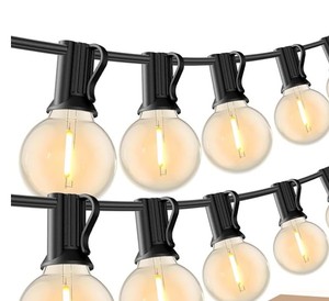 lot 5978 image: Outdoor G40 LED Globe Balcony Party Light String X004O1DSFL
