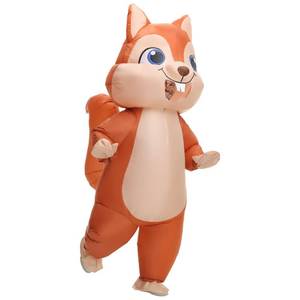 lot 1533 image: Spinosaurus Inflatable Squirrel Costume for Adult Christmas and Thanksgiving - Funny Blow Up Animal Suit for Halloween - Men and Women