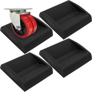 lot 2128 image: WELLGO Bed Stoppers & Furniture Cups 3x3 4Pack - Premium Silicone Casters Furniture Wheel Stoppers fit All Wheels of Furniture, Sofa Bed Chairs-Made up of Solid Silicone Prevents Scratches