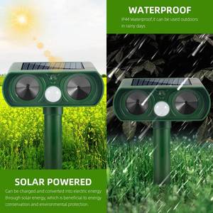 lot 3944 image: 2025 Upgraded Solar Animal Repellent