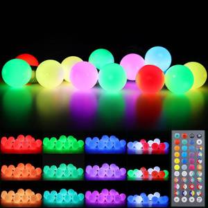 lot 4158 image: Pooqla RGB Light Bulbs for 4FT Marquee Light up Letters Numbers,11 LED Colorful Battery Operated String Lights for Indoor Outdoor Birthday Christmas Party Decor