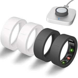lot 4192 image: Ultra-Thin Covers Compatible with Oura Ring Gen 4Oura Gen 3 Cover, Anti-Scratch Elastic Silicone Protector Case Smart Rings Accessories for ULTRAHUMAN Ring AIRRingConn Gen 3Gen 22 Air, 4 Pack