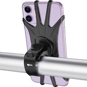 lot 4197 image: VUP Bike Phone Mount, Universal Bike Cell Phone Holder, 360° Rotatable, Silicone Bicycle Phone Mount Compatible with iPhone 151413Pro MaxPromini1211XsMaxXrX78Plus, 4.06.7 Cellphones
