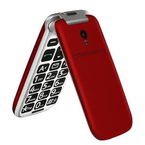 lot 4219 image: artfone G3 Red - VoLTE Flip Cell Phone for Seniors��Unlcoked Phones with SOS Button��Big Button, Loud Volume��Camera��Talking Clock��Speed Dial�� Hands-free��Dumb Phone��Charging Dock��Talk and Text Only Phone