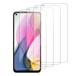 lot 4258 image: iCsapr 4 Pack Glass Screen Protector Compatible for Motorola Moto G Stylus (2021)  XT2115 9H Hardness-HD Screen Tempered Glass, Scratch Resistant,Easy Install Case Friendly