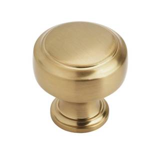 lot 4274 image: Amerock  Cabinet Knob  Champagne Bronze  1-316 inch (30 mm) Diameter  Highland Ridge  1 Pack  Drawer Knob  Cabinet Hardware