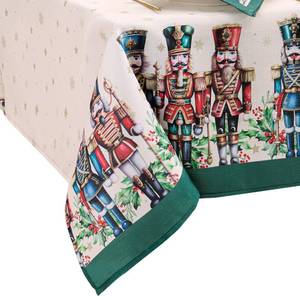 lot 4276 image: Threadmade Royal Nutcracker Tablecloth, Ivory - 60 W x 120 L
