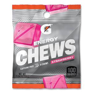 lot 4281 image: 308-05956 On-the-Go Carb Energy Chews, Strawberry
