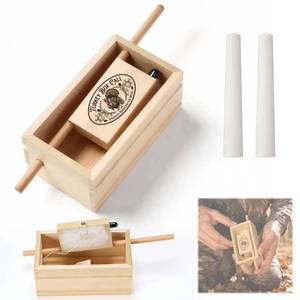 lot 4287 image: HappyAlley Push Button Turkey Call with 2 Chalk, Turkey Box Calls for Hunting, Poplar Gobbler Caller Realistic Soft Clucks Purrs Yelps, Spring Hunting Gear Accessories for Beginner and Pro Hunters