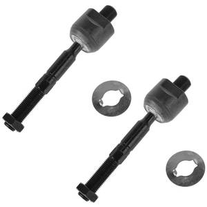 lot 4306 image: TRQ Inner Driver and Passenger Side Tie Rod Set 2 Piece Compatible with 1998-2002 Honda Accord Sedan L4 2.3L 2001-2002 Honda Accord Coupe 1999-2003 Acura TL 2001-2003 Acura CL