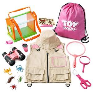 lot 5057 image: TOY Life Kids Explorer Kit with Bug Catcher for Kids, Bug Catching Kit with Bug Toys, Kid Safari Vest & Hat, Compass, Binoculars, Magnifying Glass, Educational Outdoor Toys Girls Kid Adventure Kit