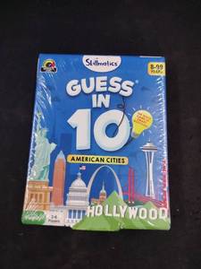 lot 6045 image: Skillmatics Guess In 10 American Cities Game 2-6 Players Ages 8-99