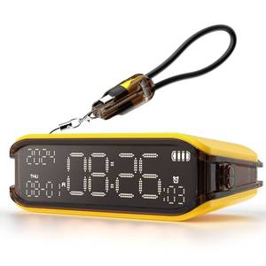 lot 6047 image: V-CHECKER Digital Alarm Clocks for Bedrooms, Small Alarm Clock for Bedside, Loud Alarm for Heavy Sleepers, Adjustable Brightness, 1224H, Pomodoro Timer