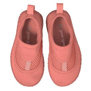 lot 6388 image: Green Sprouts Baby Toddler Water Shoes - Coral - Size 9