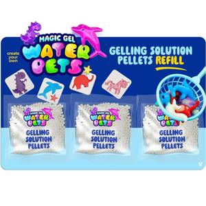 lot 6415 image: Aqua Fairy Water Pets Solution Refill - 3 Pack Magic Elf Toy Powder Kit - Optimized Solution for DIY Squishy Maker Set - Make Your Own Squishes Toys Craft - Compatible with Most Water Gel Kits