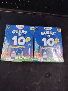 lot 6448 image: Stilmatics Guess In 10 American Cities Board Game lot of 2