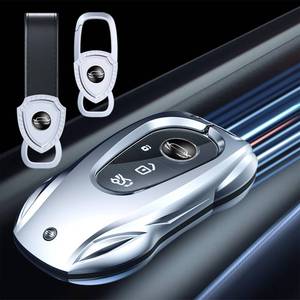 lot 10458 image: Fajocru Key Fob Cover for Mercedes Benz, Premium Soft TPU Car Key Case Protector with Keychain, Shockproof Key Shell AccessoriesCompatible with Mercedes A C E S Class GLC CLA