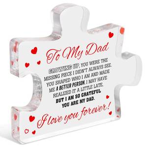 lot 10473 image: To My Dad �� Best Dad Ever Gifts, Valentines Fathers Day Daddy Gifts from Daughter or Son, Golf Dog Bonus Father in Law Birthday Gift
