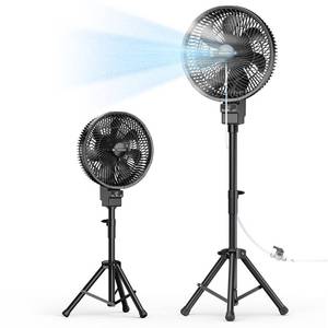 lot 11197 image: SprzAir Outdoor Misting Fan for Patios, 40000mAh Portable Oscillating Pedestal Fans with Mister Kit, Water Cooling Mist Standing Floor Fans for Outside Home, Bedroom, Backyard, Indoor & Outdoor