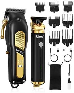 lot 11199 image: Ufree Hair Clippers for Men, Clippers and Trimmers Set, Cordless Barber Clippers, Grooming Kit, Gifts for Men (Used)