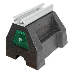 lot 11230 image: 0.54 ft. Rooftop Support Block with 14-Gauge Steel Solid Strut Channel Type B