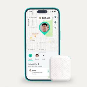 lot 12075 image: Greenlight Safe Family - GPS Tracker for Kids and Seniors  Screen-Free, SOS Button, Safe Zone Alerts, Indoor & Outdoor Tracking, No Phone Needed, Up to 30-Day Battery Life  Subscription Required