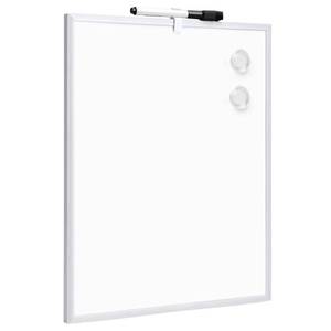 lot 12114 image: Amazon Basics Small Dry Erase Whiteboard, Magnetic Bulletin Board, with Marker and Magnets, 11W x 14H, Aluminum Frame