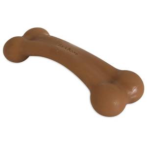 lot 12125 image: Pet Qwerks Original BarkBone - Nylon Dog Bone for Aggressive Chewers - BBQ Flavor - 7.75
