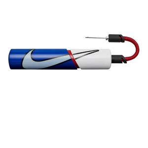 lot 12137 image: NIKE Essential Ball Game Royal University Air Pump, Adults Unisex, Red White (Multicolour), One Size