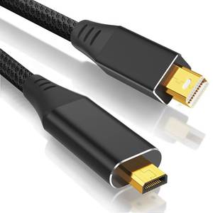 lot 12141 image: 4K Micro HDMI to Mini DP Cable 6FT, Uni-Directional 4K Micro HDMI to Mini DP, Ultra-High Speed 4K60Hz2K120Hz for Camera, Laptop, Tablet, Paid, GraphicsVideo Card, Raspberry Pi Zero W -Grey
