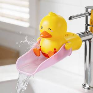 lot 14426 image: SKYROKU Faucet Extender for Toddlers, Duck Sink Extender for Toddlers