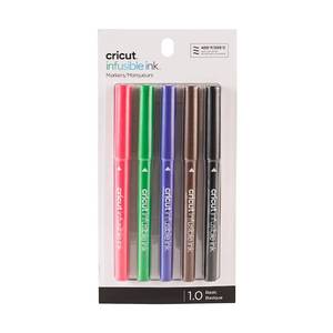 lot 14434 image: Cricut Infusible Ink Markers, Basic Medium-Point Markers (1.0), 5 count (2006256)