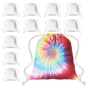 lot 19975 image: UNBOXING MOMENTS 12pcs Drawstring Backpack Sublimation Blanks