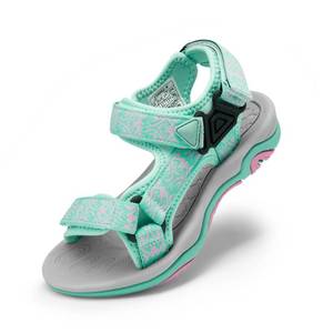 lot 20207 image: DREAM PAIRS Boys Girls Sandals Kids Adventurous Light-Weight Adjustable Straps Summer Water Shoes (ToddlerLittle KidBig Kid),Size 2 Little Kid,MintPink,170892-K (Slightly Worn)